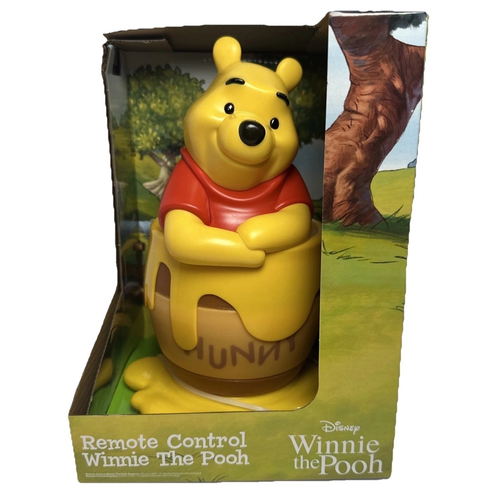 Disney Winnie The Pooh RC Remote Control Figure Hunny Pot Toy NEW